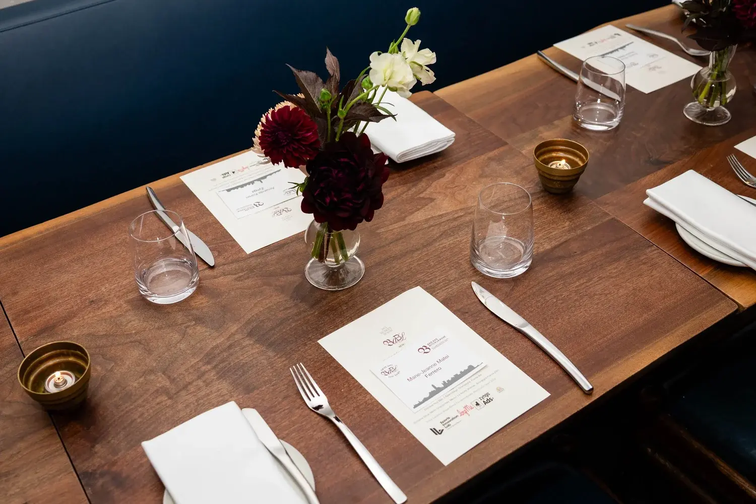 BABL dinner table